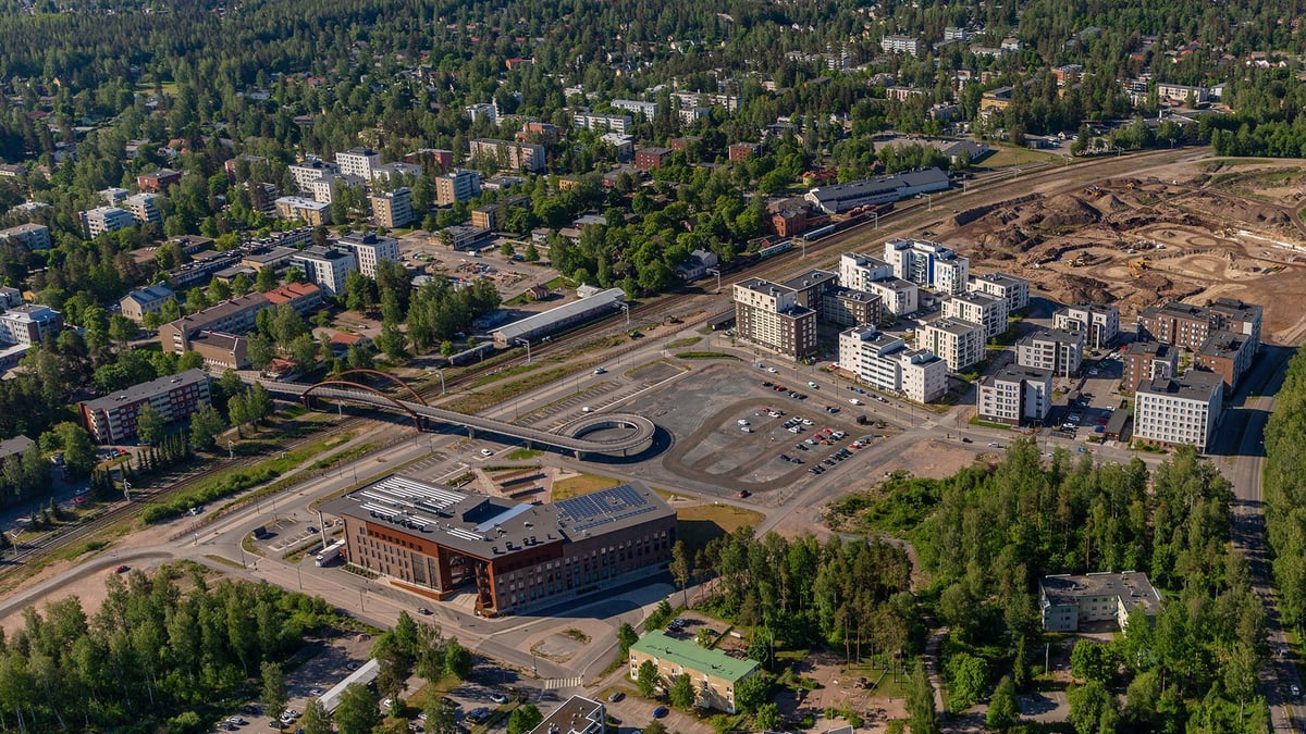 Hyvinkään keskustan kupeeseen on rakentumassa uusi vähähiilinen asuinalue Hangonsilta