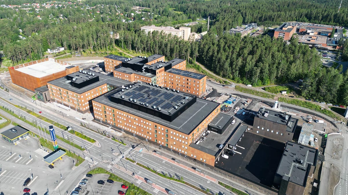 Ahveniston sairaala valmistui – luonnonvalo yksi tärkeimmistä arkkitehtonisista lähtökohdista