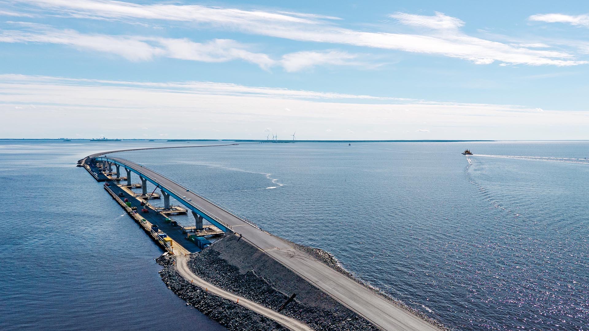 Hailuodon kiinteä yhteys ja Huikun silta 1920 x 1080