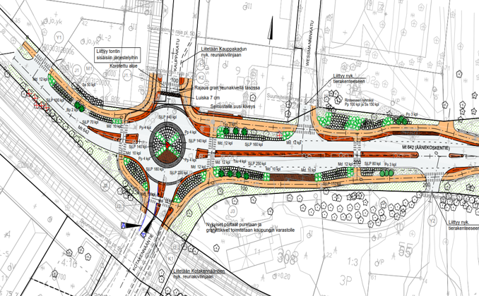 Äänekoski roundabouts, Äänekoski