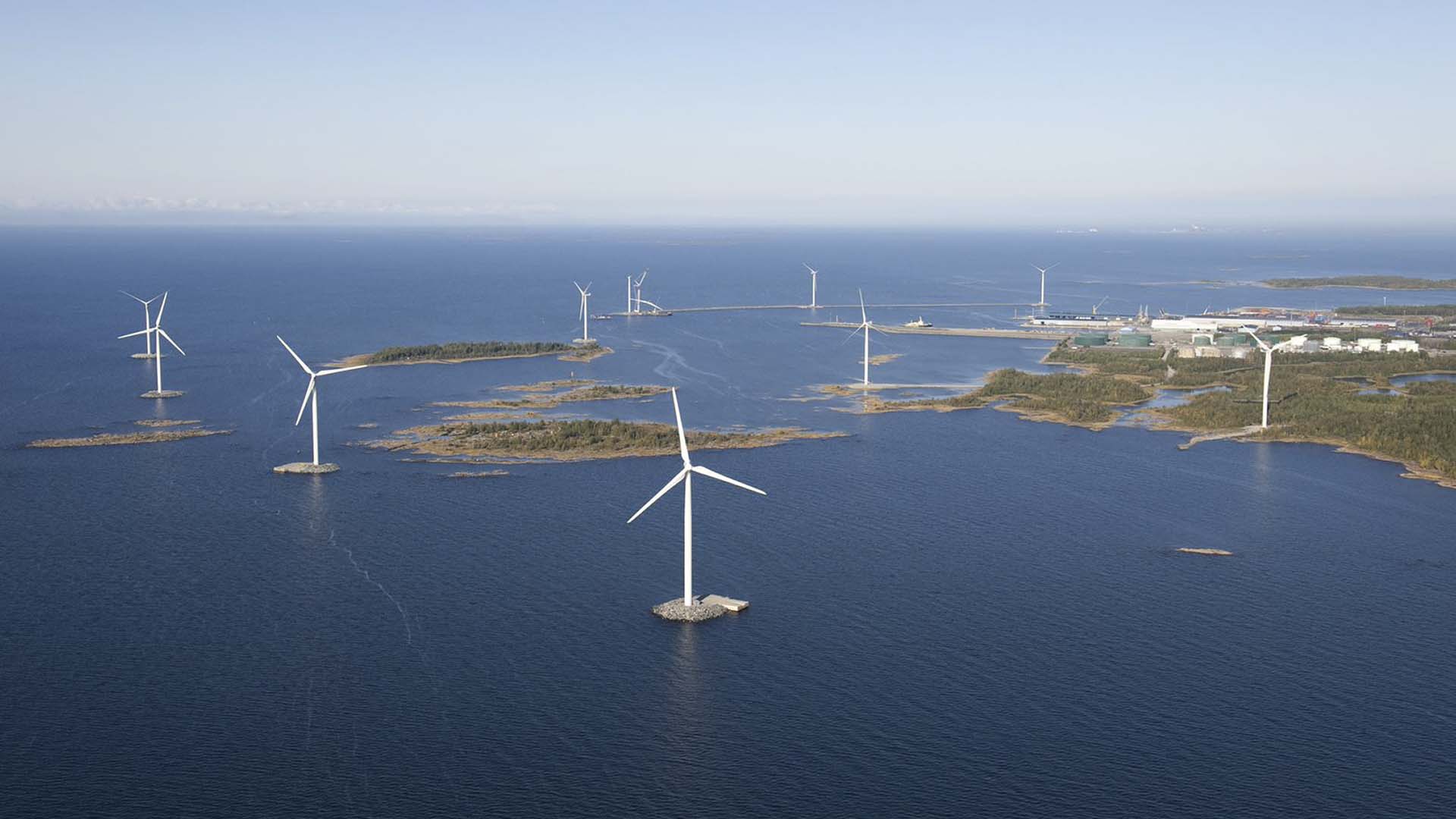 Wind power parks in Kemi Ajos, Kröpuln and Storbacken