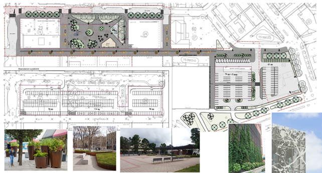 City of Raahe centre urban green plan