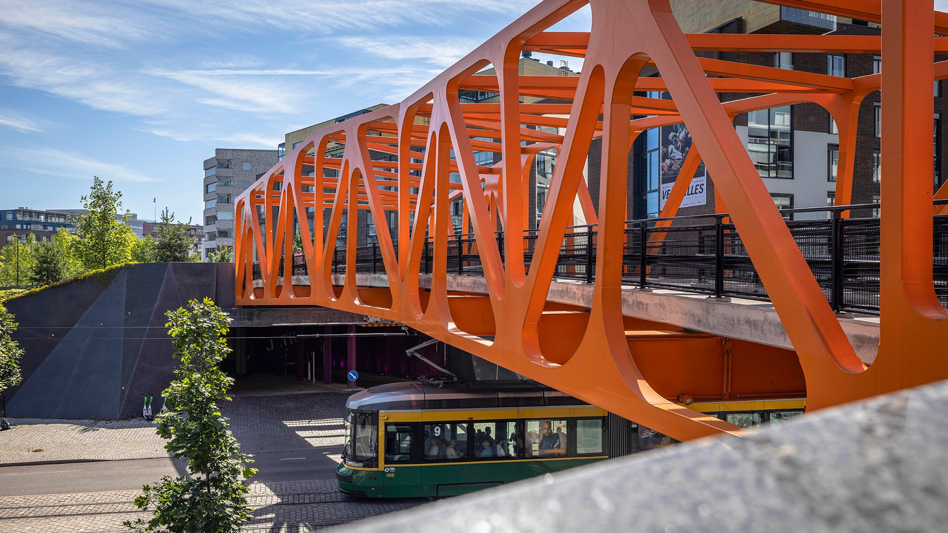 Rokkiporkkana Bridge in Jätkäsaari named Bridge of the Year 2023