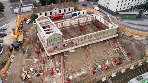 Tampereen tavara-aseman onnistunut siirto vaati ainutlaatuista rakennesuunnittelua