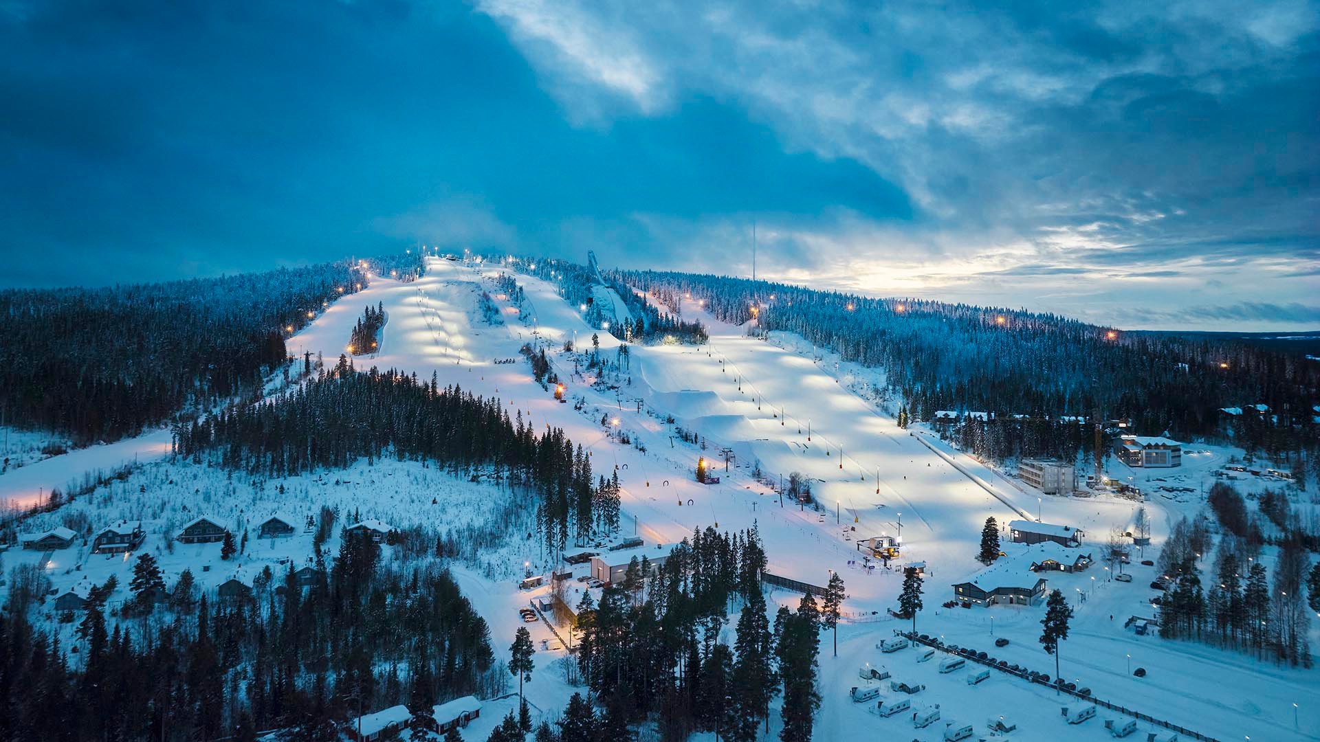 The development project of the Vuokatti slope area aims to become one of Finland's leading tourist centres. AINS Project Development was responsible for managing the planning of the project using the Onesite city model