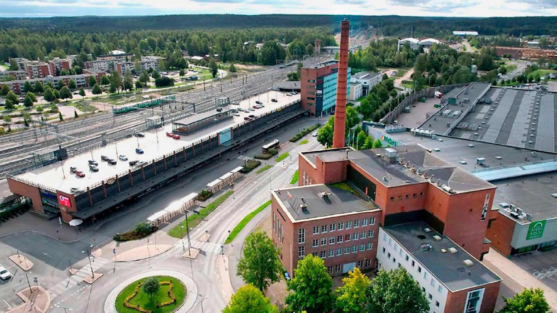 riiimäen voimala ilmakuva riihimäen kaupunki
