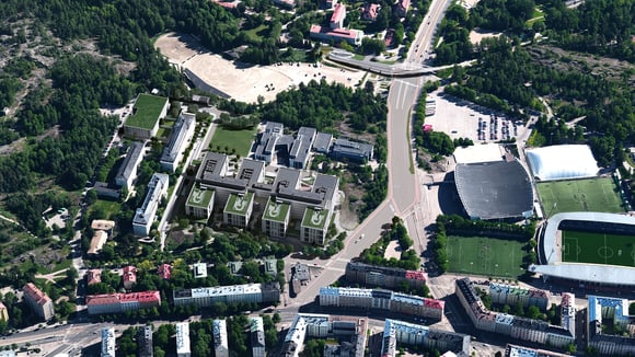 Mittavaa rakentamista maan alle – A-Insinöörit ja Afry mukana uudistamassa Laakson sairaala-aluetta