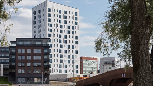 Lighthouse - wooden 14-storey house, Joensuu