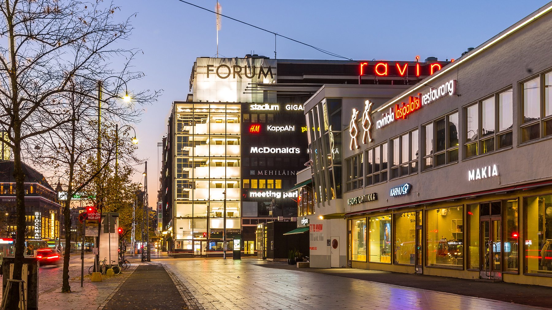 kauppakeskus forum parkkihalli