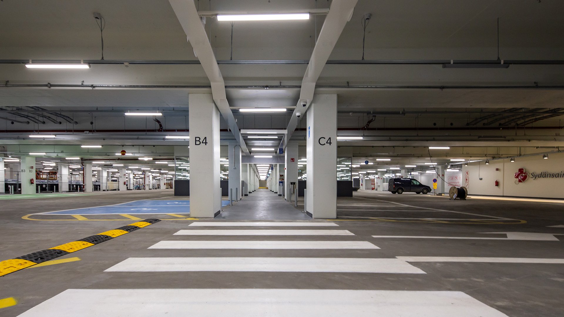 Tampere University Hospital renovation project 2020: AP parking facility, Tampere