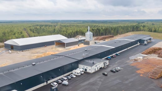 Log product plant, Vaaran Palkki Oy, Tervola