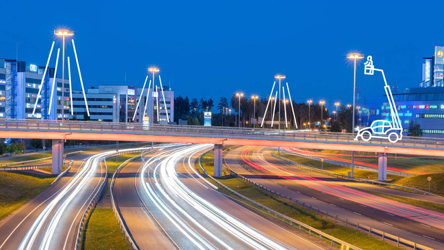 Lataa webinaarin Ympäristövastuullinen katu- ja ulkovalaistus materiaalit