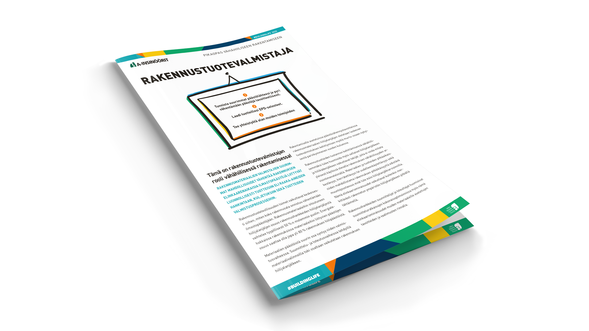 BuildingLife Rakennustuotevalmistajan pikaopas.