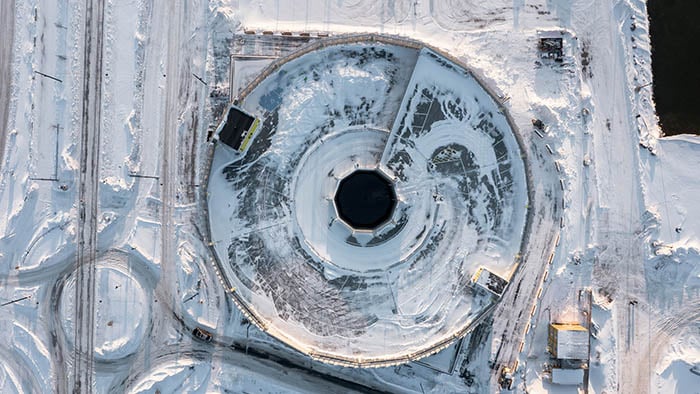 Algoritmiavusteisessa suunnittelussa parhaimman vaihtoehdon hakeminen ei ole sidottu yhteen tekijään. Royal Park -pysäköintitalo, kuva YIT