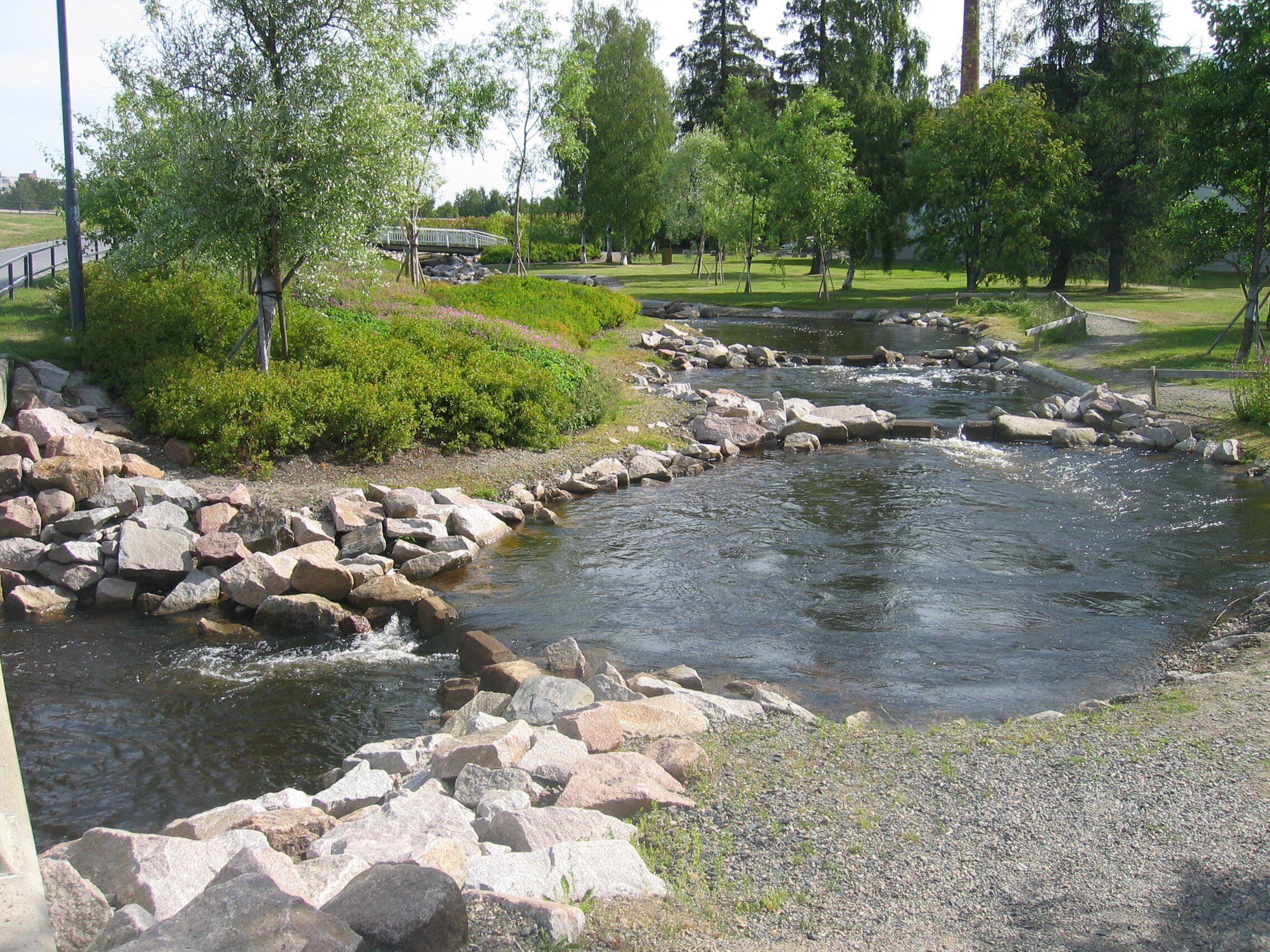 Hydropower plant fishways