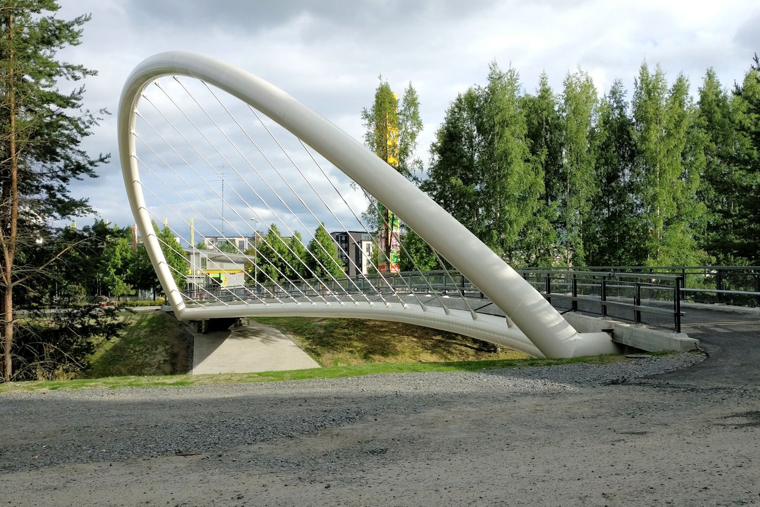 Lakeuden aamunkoi footbridge, Seinäjoki