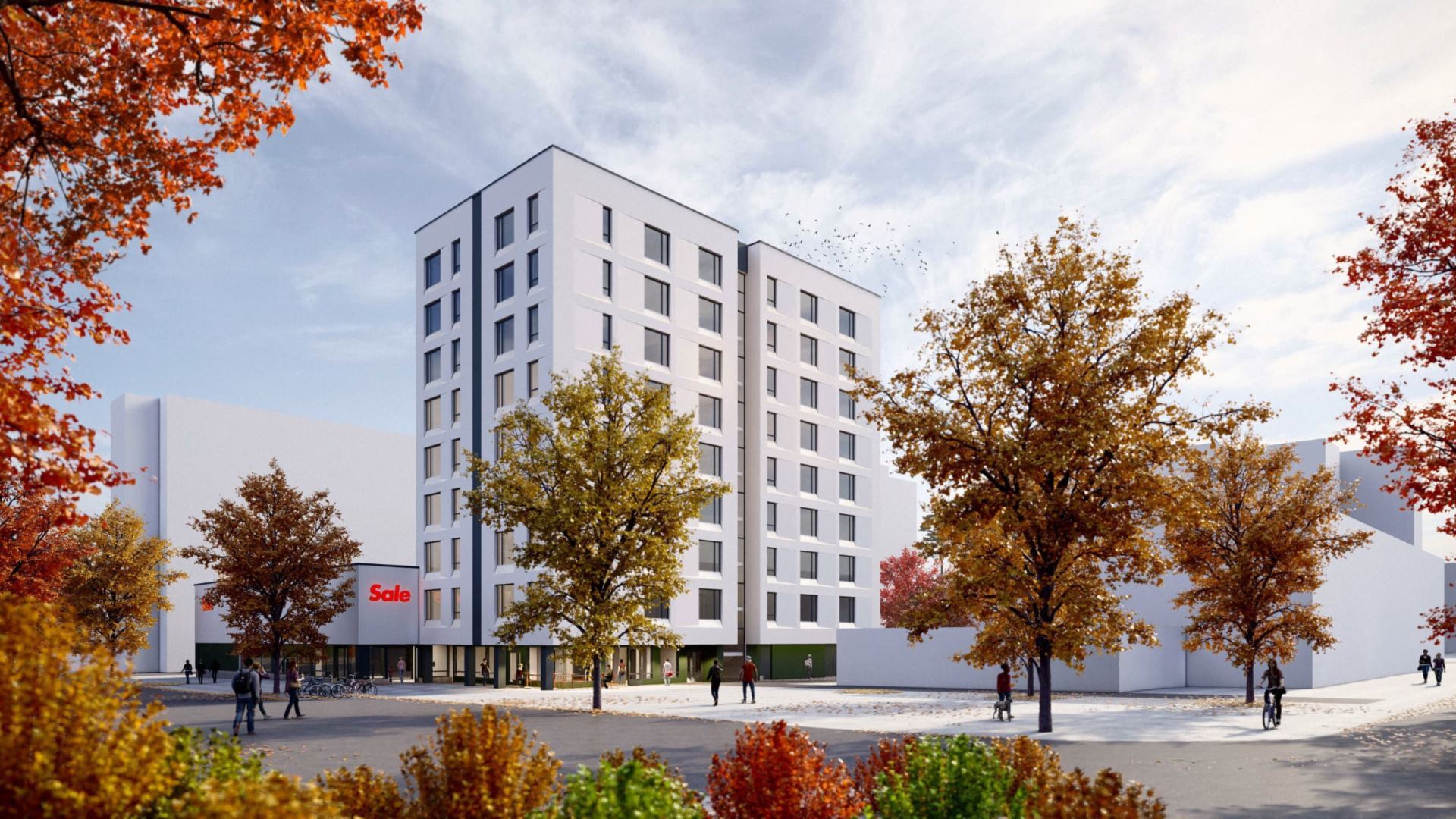 The University of Jyväskylä Student Village Hybrid Building, Jyväskylä