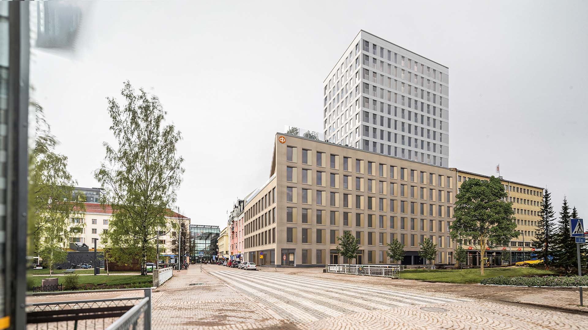 Pohjolan OP:n uusi toimitalo, havainnekuva