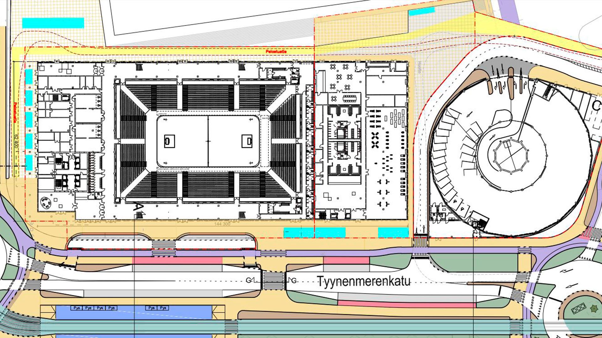 Royal Centerin liikennesuunnitelma