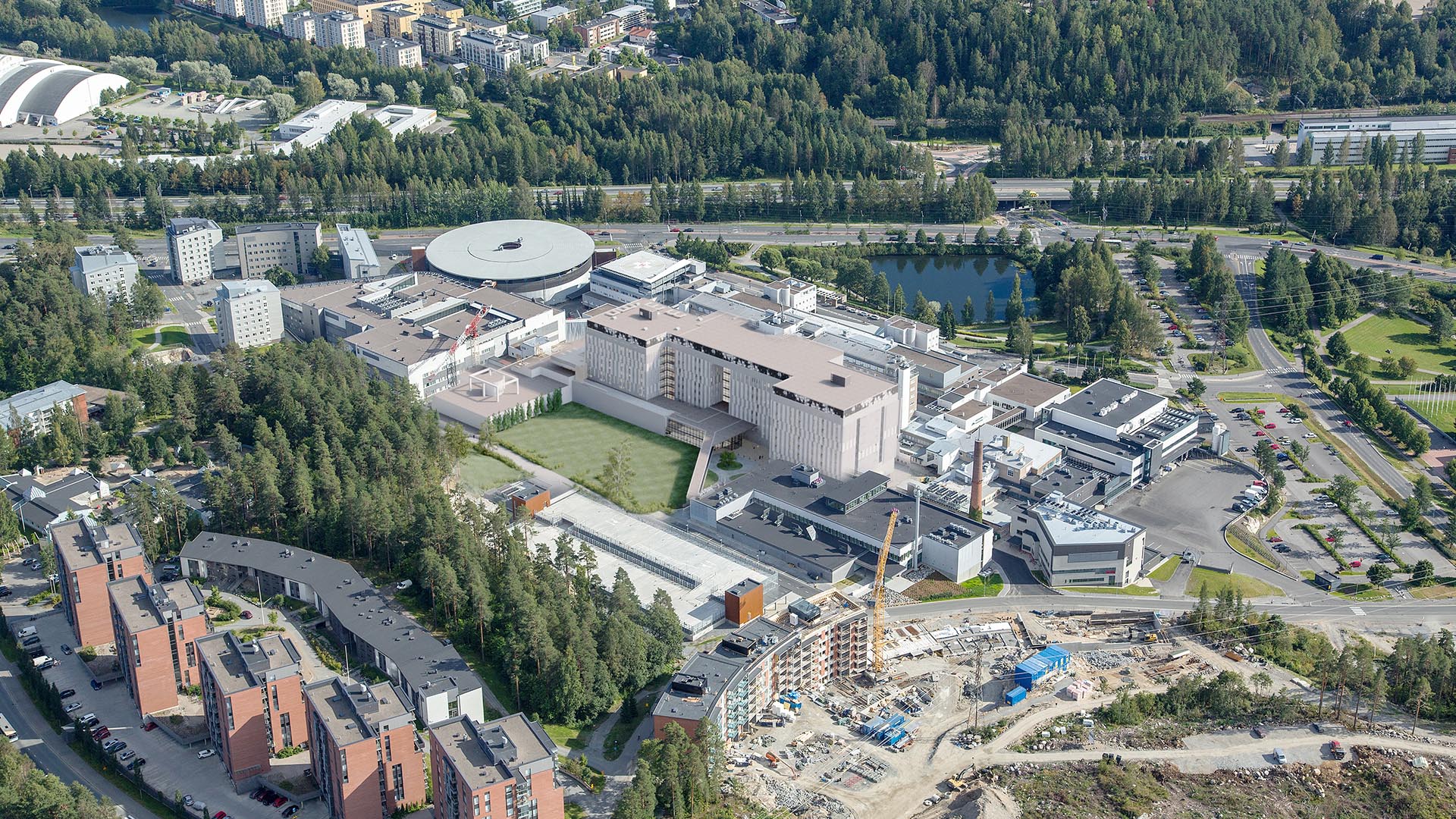 Kuopion yliopistollisen p&auml;&auml;sairaalan uudistaminen puoliv&auml;liss&auml; &ndash; peruskorjaus alkaa t&auml;n&auml; vuonna