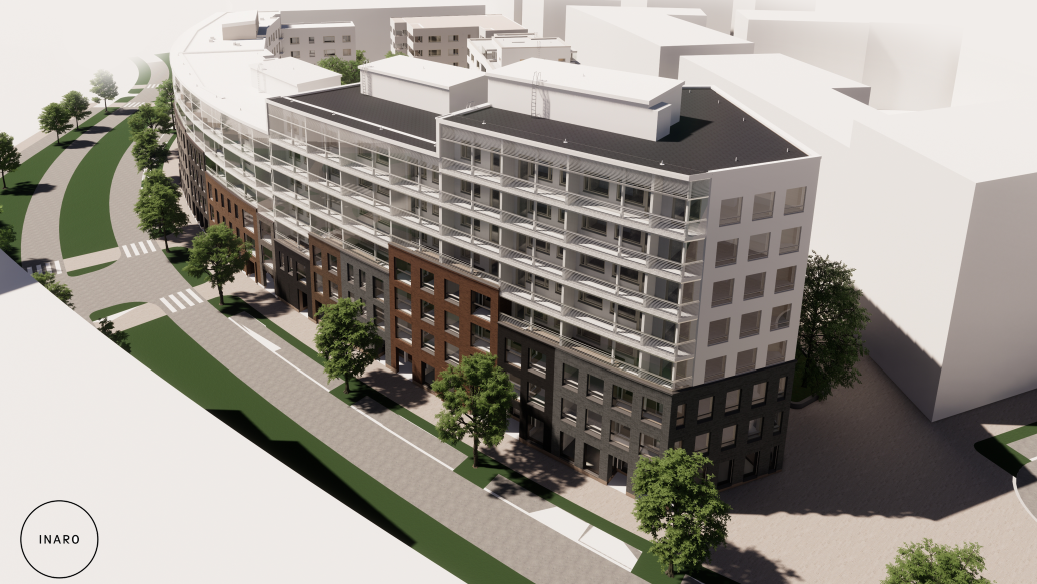Postipuisto block 17122, plots 1 and 2, Helsinki