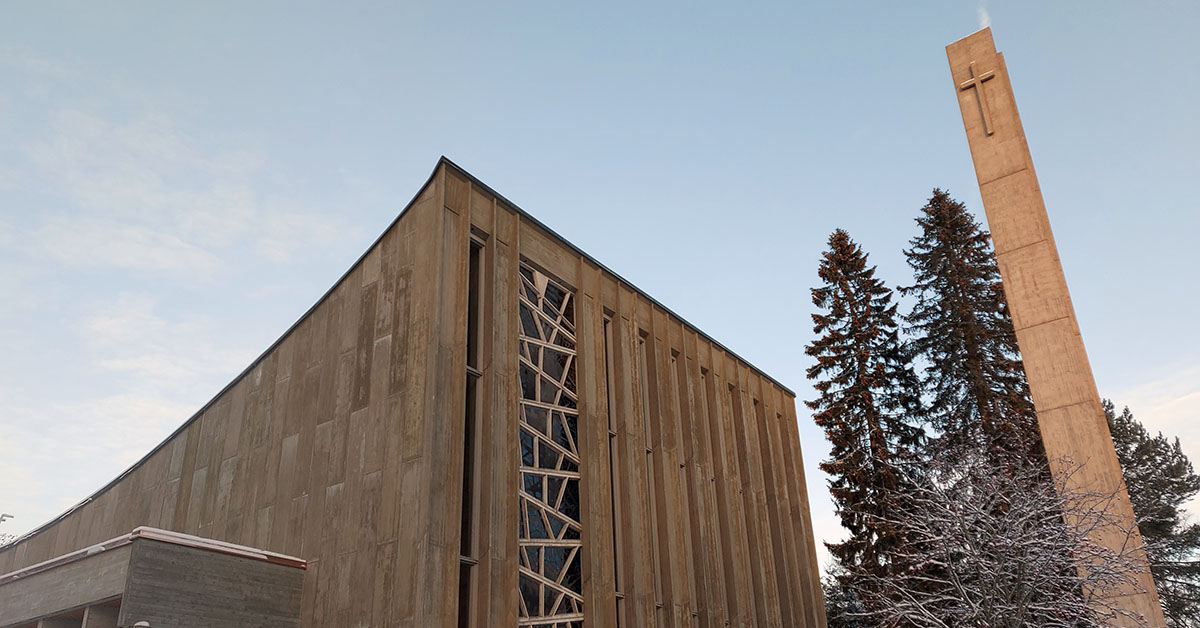 Papinsaaren siunauskappeli, Kuhmoinen