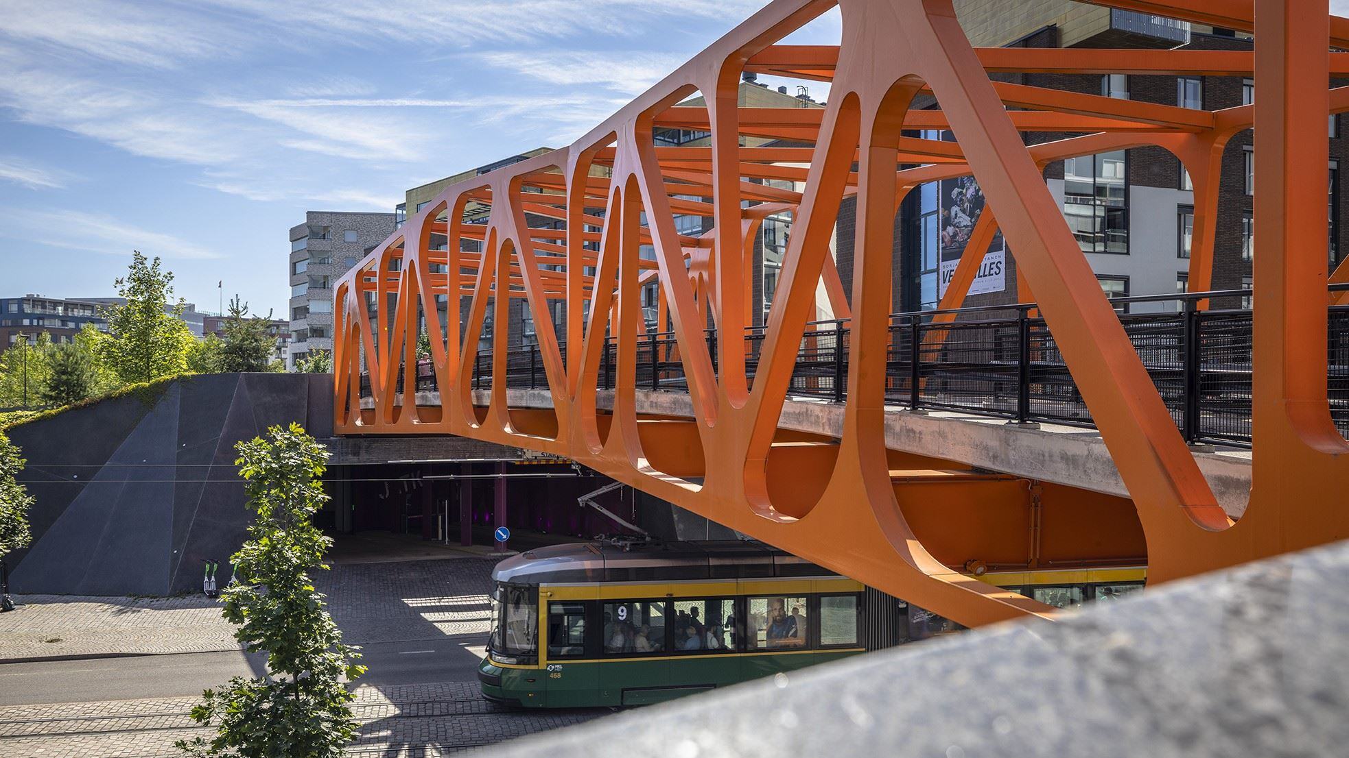 Rokkiporkkana-bridges, Helsinki