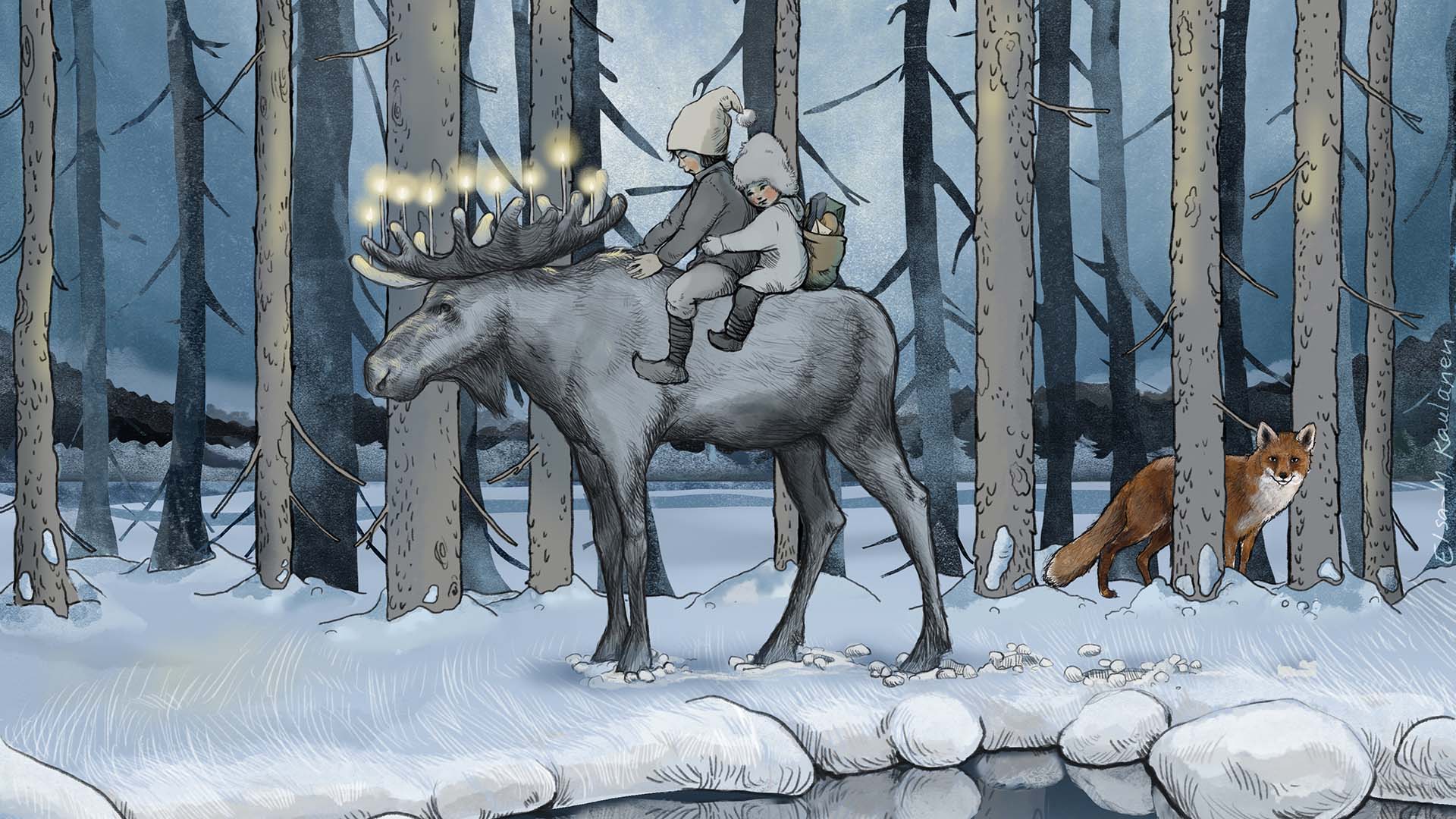 A-Insinöörit toivottavat satumaista joulua ja kiittävät vuodesta 2025!